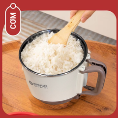 Nồi Lẩu Điện Mini 1.5L Mishio MK392 600W lòng nồi inox 304 không gỉ sét