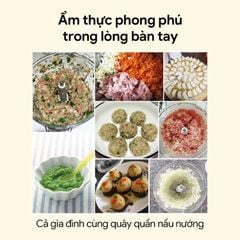 Máy Xay Thịt Đa Năng Mishio MK388 - Cối Thủy Tinh 2L, Xay Nhuyễn Mọi Loại Thực Phẩm, Đa Dụng, Tiện Lợi