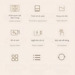 Nồi Chiên Không Dầu 8 Lít Mishio MK391 - Dung Tích Khổng Lồ, Nướng Nguyên Con Gà, Giá Cực Rẻ