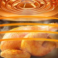 Nồi Chiên Không Dầu 8 Lít Mishio MK391 - Dung Tích Khổng Lồ, Nướng Nguyên Con Gà, Giá Cực Rẻ