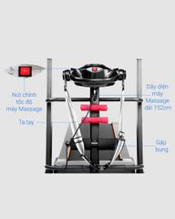 Máy Chạy Bộ Thể Dục AirBike Sport T800 (MK324) thảm chạy rộng 420 - thanh lý hàng trưng bày