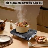  Bếp hồng ngoại Mishio MK417 mặt kính cường lực cao cấp 