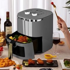 Nồi Chiên Không Dầu 8 Lít Mishio MK391 - Dung Tích Khổng Lồ, Nướng Nguyên Con Gà, Giá Cực Rẻ