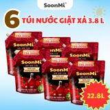  Nước giặt hương nước hoa Soonmi túi lớn 3.8L 