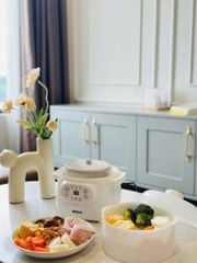 Nồi nấu cháo chưng yến 1 Lít Mishio MK383