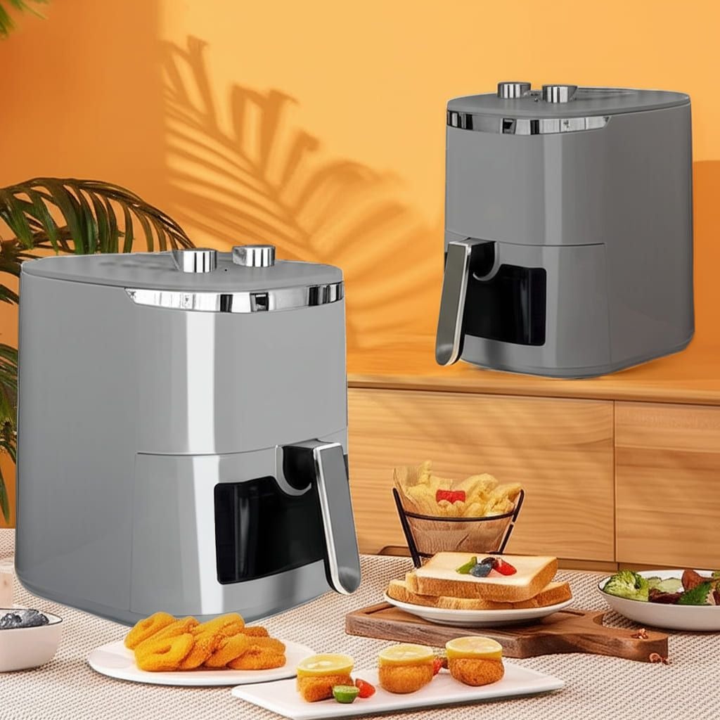 Nồi Chiên Không Dầu 8 Lít Mishio MK391 - Dung Tích Khổng Lồ, Nướng Nguyên Con Gà, Giá Cực Rẻ