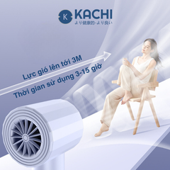 Quạt cầm tay mini Kachi MK400 pin khoẻ 100 cấp độ gió