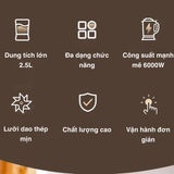  Máy Say Sinh Tố Công Suất Cao Mishio MK03 xay cả đá bi 