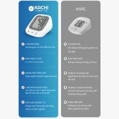 Máy đo huyết áp bắp tay Kachi JN-163B MK | Trợ lý AI đọc kết quả tiếng Việt | Hỗ trợ người cao tuổi mắt kém