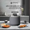  Nồi Cơm Điện Áp Suất Lòng Sứ Dưỡng Sinh Mishio MK396 dung tích 0.8L cho 1-2 người – Bí Quyết Cho Cơm Gạo Lứt 