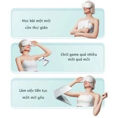 Máy massage mắt 16 đầu rung KACHI MK380 phun sương thư giãn