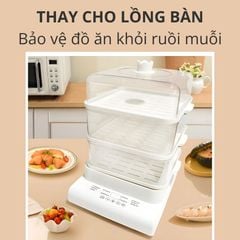 Nồi hấp hơi nước 3 tầng 24L Mishio MK384 800W