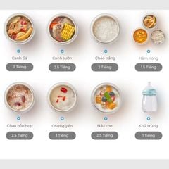 Nồi nấu chậm lòng sứ 3L Mishio MK397 kèm xửng hấp và 4 thố sứ tiện lợi không lo cháy khét hay bong tróc chống dính