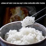  Nồi cơm điện lòng sứ dưỡng sinh 1.2L Mishio MK381 
