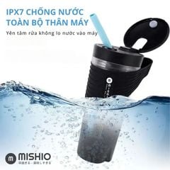 Máy xay sinh tố chạy pin 460ml Mishio MK371 cầm tay mang đi mọi nơi dễ dàng