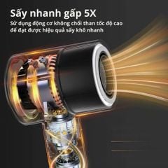 Máy sấy tóc nóng lạnh Kachi MK404 – Nhỏ gọn, thời trang, sấy tóc nhanh chóng