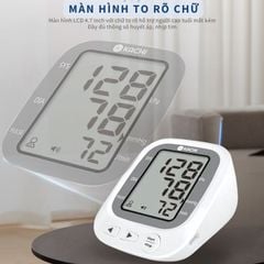 Máy đo huyết áp bắp tay Kachi JN-163B MK | Trợ lý AI đọc kết quả tiếng Việt | Hỗ trợ người cao tuổi mắt kém