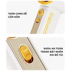 Quạt Phản Lực Cầm Tay Kachi MK406 – Pin 4000mAh, Gió Mạnh Gấp 1.5 Lần