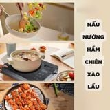  Bếp hồng ngoại Mishio MK417 mặt kính cường lực cao cấp 