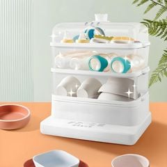 Nồi hấp hơi nước 3 tầng 24L Mishio MK384 800W