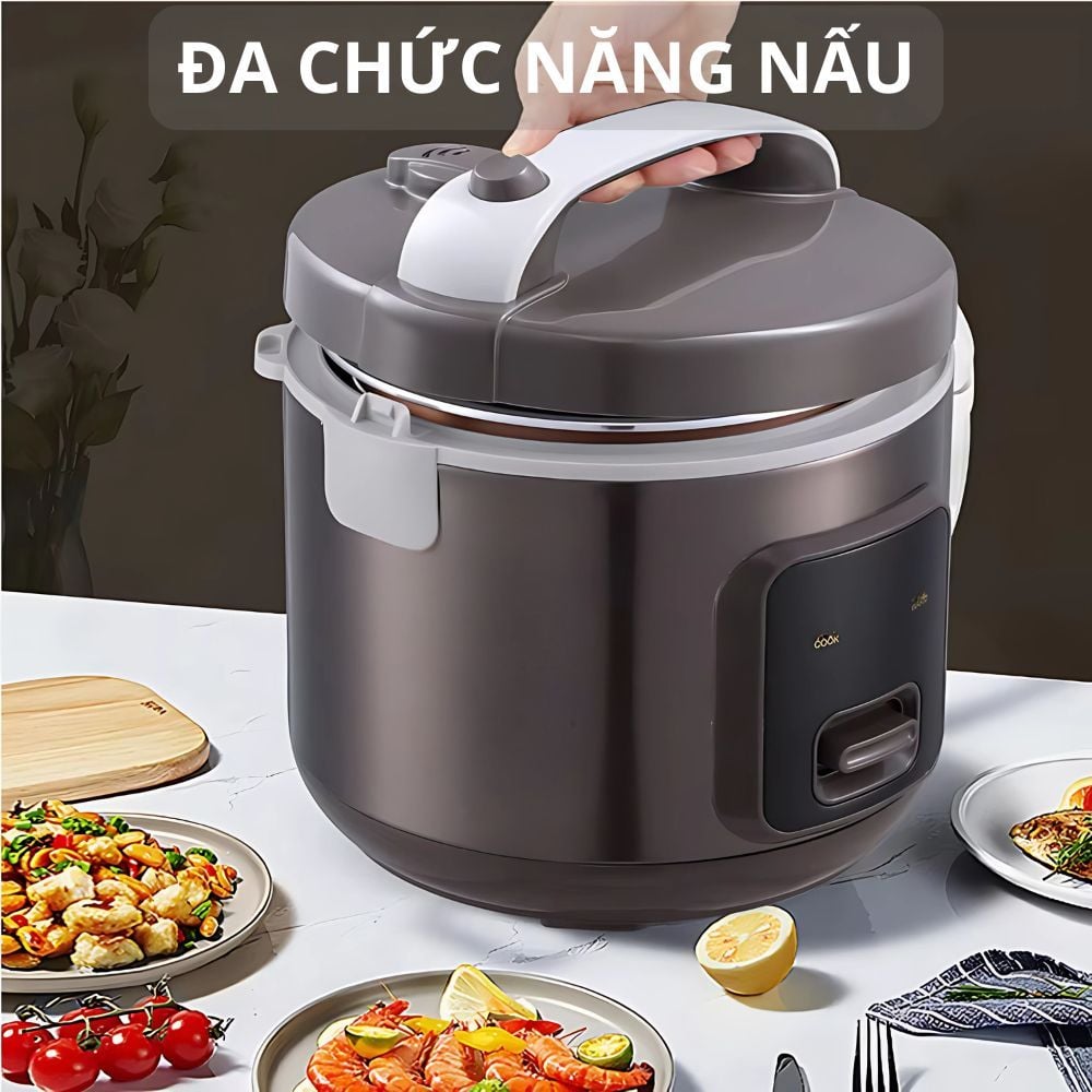 Nồi Cơm Điện Lòng Niêu Mishio MK411 – Dung tích 1 Lít 8
