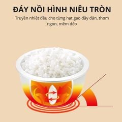 Nồi cơm điện lòng sứ dưỡng sinh 1.2L Mishio MK381
