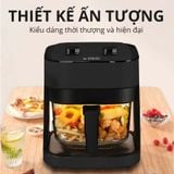  Nồi chiên không dầu thủy tinh 7 Lít Mishio MK373 không bong tróc chống dính, an toàn cho sức khỏe 