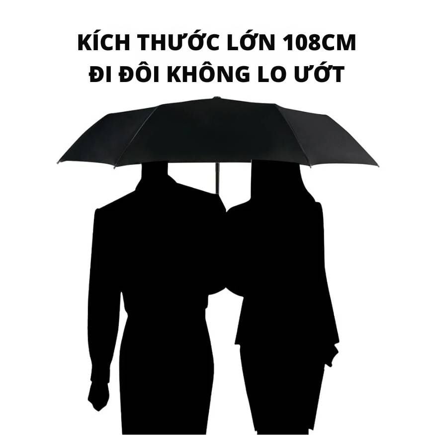 Dù tự gấp gọn 24 nan rộng 110cm Kachi chống UV MK376