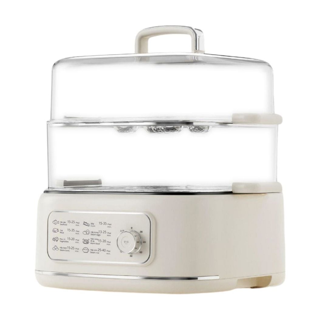 Nồi lẩu hấp thủy nhiệt Mishio MK382 khay hấp inox 304