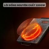  Bếp hồng ngoại Mishio MK417 mặt kính cường lực cao cấp 
