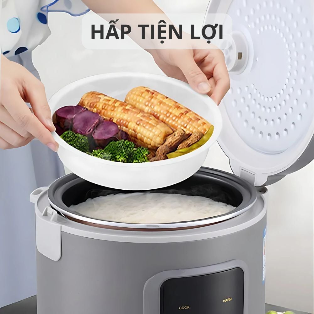 Nồi Cơm Điện Lòng Niêu Mishio MK411 – Dung tích 1 Lít 8