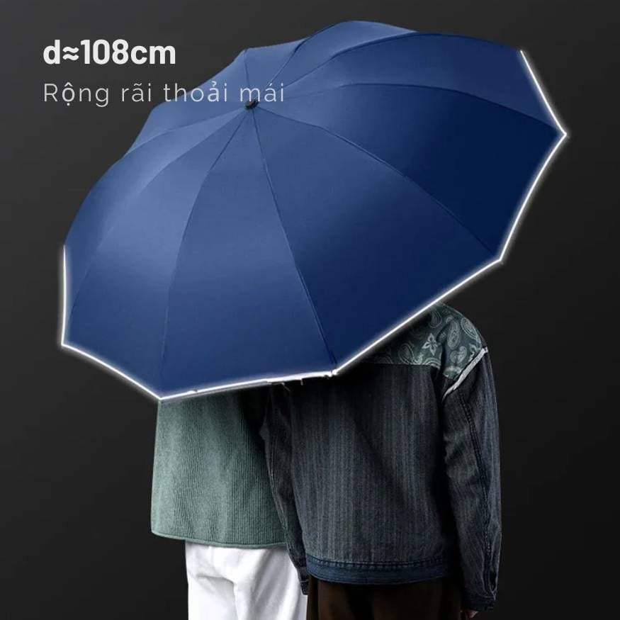 Dù tự gấp gọn 24 nan rộng 110cm Kachi chống UV MK376