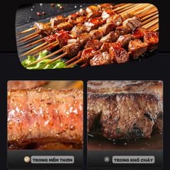 Nồi chiên không dầu 6L Mishio MK408 – Màu Xám Sang Trọng, Bảo Hành 24 Tháng