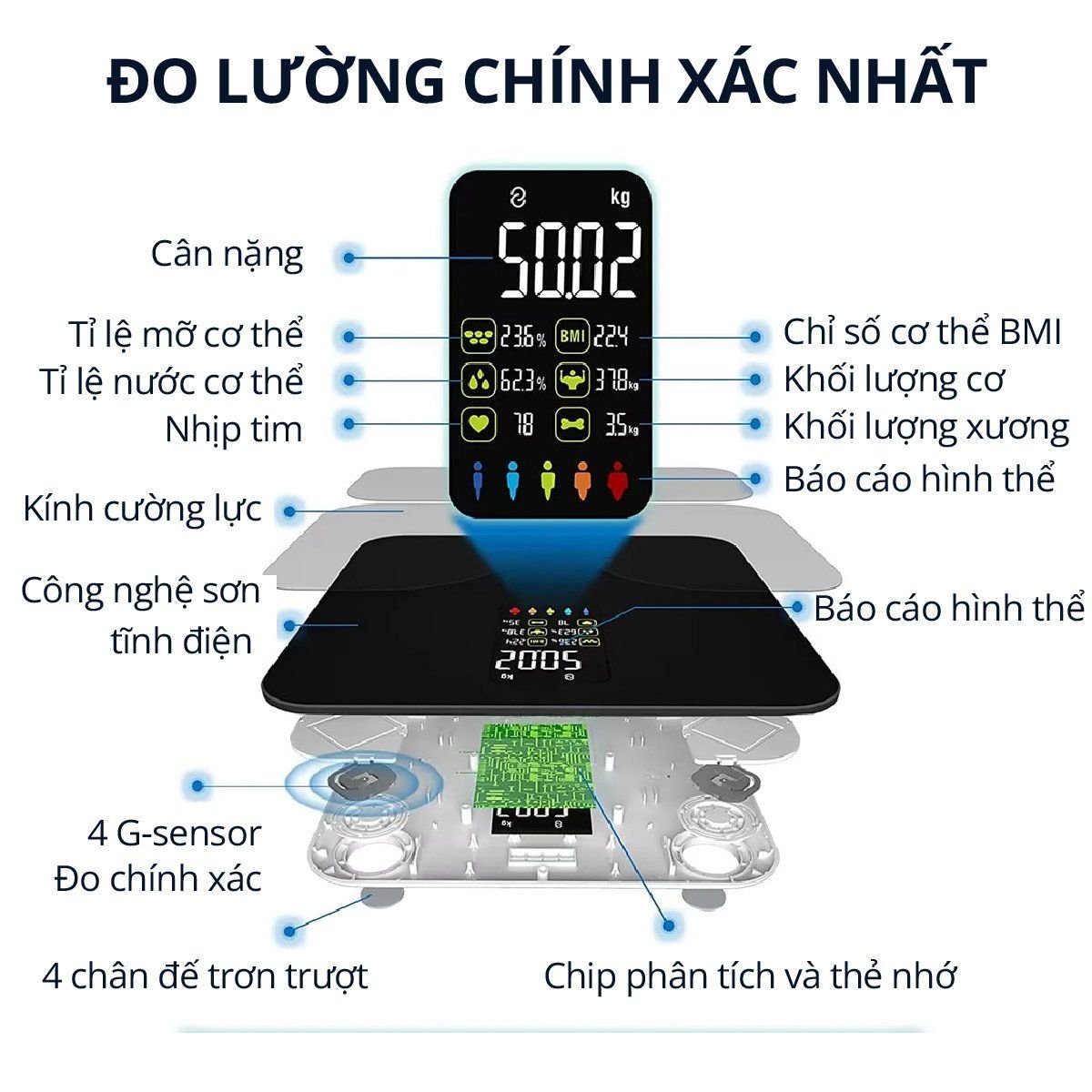 Cân phân tích chỉ số cơ thể Kachi MK370 CÔNG NGHỆ FEETID NHẬN DIỆN NGƯ –  Mishio Kachi Việt Nam