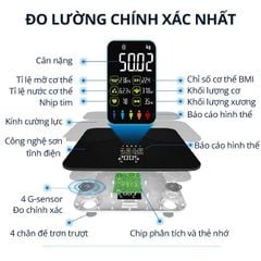 Máy quét chỉ số cơ thể Kachi MK370 | Công nghệ FEETID nhận diện chỉ số cơ thể không cần kết nối app