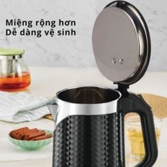 Bình đun siêu tốc Mishio MK403 dung tích 1.8L vỏ nhựa cách nhiệt chống bỏng
