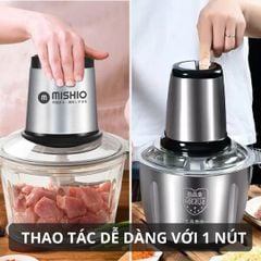 Máy Xay Thịt Đa Năng Mishio Mk135 1,8L 300W