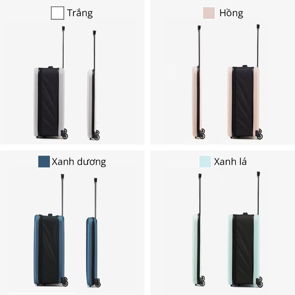 Vali du lịch xếp gọn tiết kiệm không gian Kachi MK356 size 24