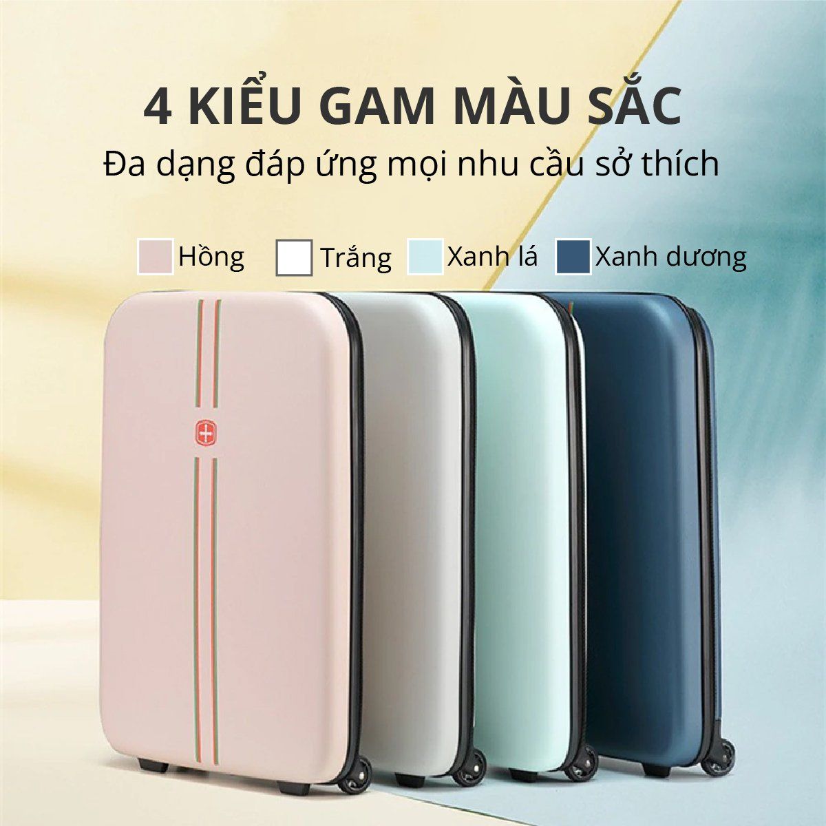  Vali du lịch xếp gọn tiết kiệm không gian Kachi MK355 size 20