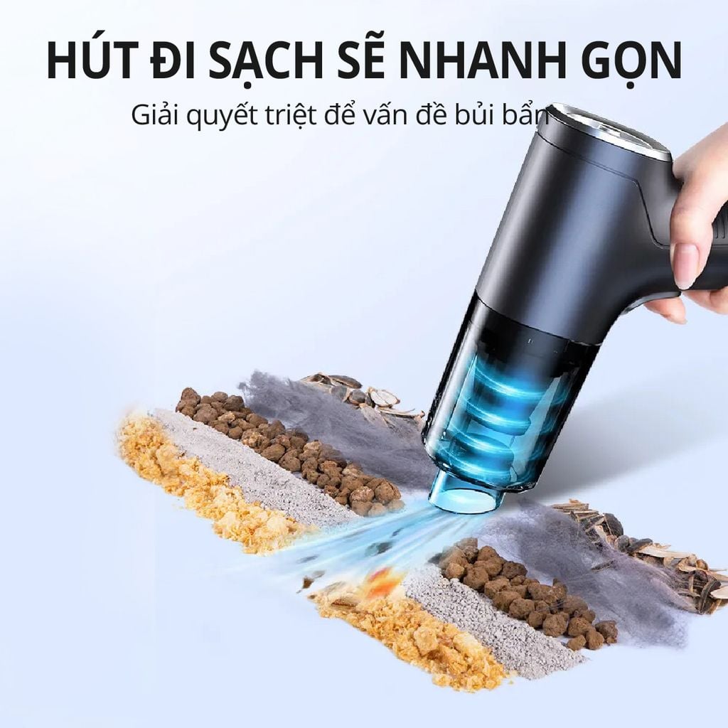 Máy Thổi Bụi vệ sinh Không Dây Kachi MK367 kèm phụ kiện hút bụi