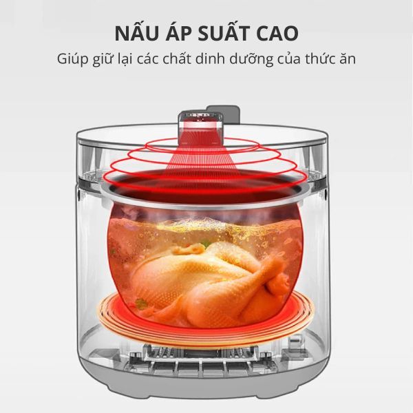  Nồi Áp Suất Mishio MK303 1 Lít (2.5L) 