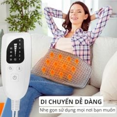 Thảm Chườm Nóng Kachi MK363 giảm đau nhức, đệm sưởi ấm, chăn điện