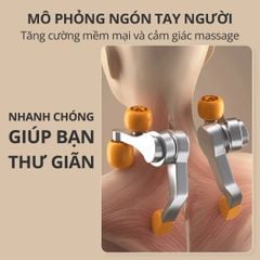 Máy Massage Cổ Vai Gáy Kachi MK366 | Bi lăn 4D mô phỏng tay người | Nhiệt hồng ngoại chườm ấm