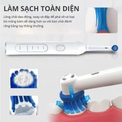 Bàn Chải Điện Đầu Xoay Tròn Kachi MK361