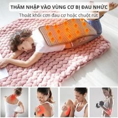 Thảm Chườm Nóng Kachi MK363 giảm đau nhức, đệm sưởi ấm, chăn điện