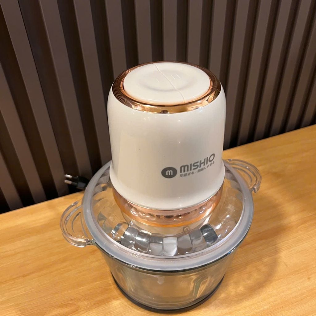 Máy Xay Thịt Đa Năng Mishio MK388 - Cối Thủy Tinh 2L, Xay Nhuyễn Mọi Loại Thực Phẩm, Đa Dụng, Tiện Lợi