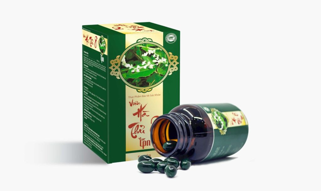 Thảo Dược làm đen râu tóc Viên Hà Thủ Ô TPN - TPCN hộp 60 viên x 4 hộp / liệu trình (240 viên)