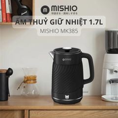 Bình Đun có chức năng giữ nhiệt 1.7 Lít Mishio MK385 inox 304