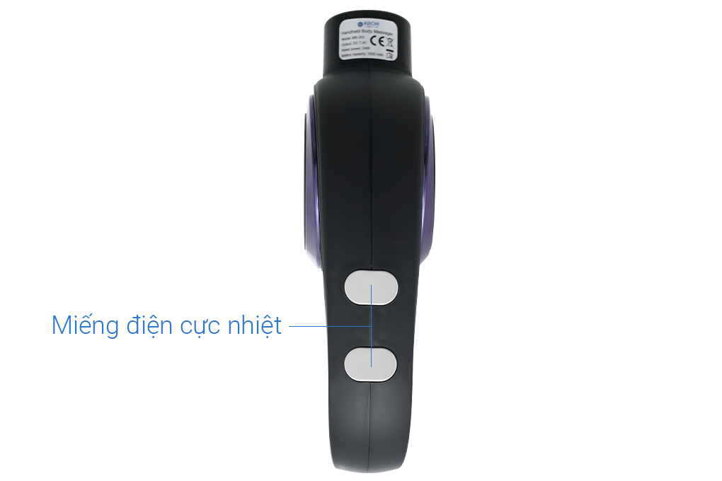 Súng massage Kachi MK353 Pro 6 đầu massage kèm đai rung