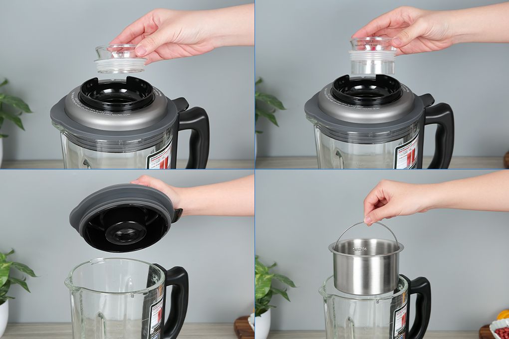 Máy làm sữa hạt và Xay Chân Không Mishio MK307 800W 1.75L